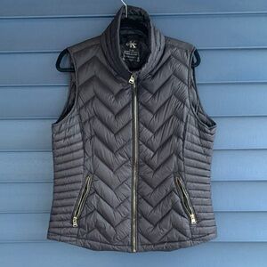 Calvin Klein Black Premium Down Vest Jacket